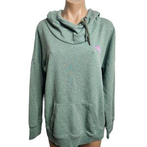PUMA Women's Refresh Long Sleeve Pullover Hoodie Laurel Wreath Size Large